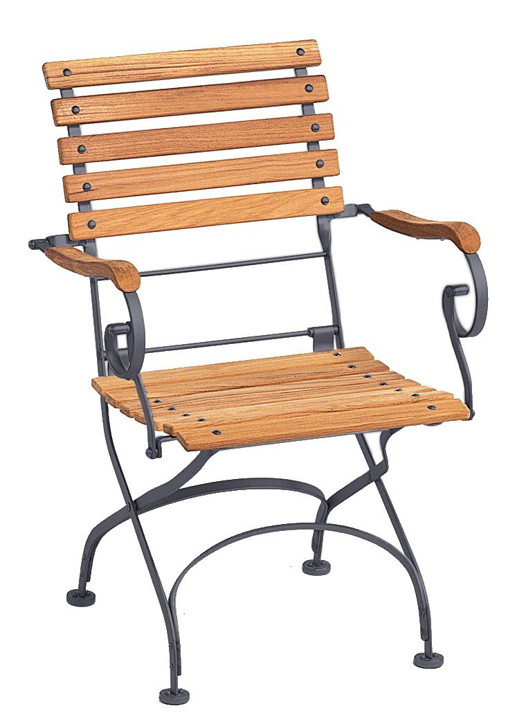 Classic Fauteuil pliable avec accoudoirs Weishäupl
